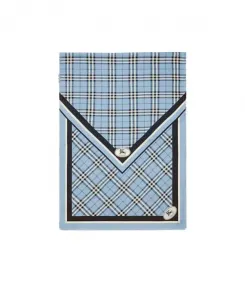 Шелковый шарф с галочкой «Рыцарь» Burberry, серый