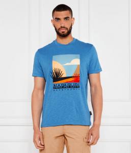 Футболка s-arbia Regular fit Napapijri, синий