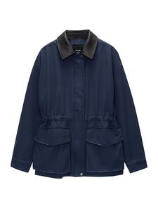 Всесезонная куртка Pull&Bear Between-Season Jacket, темно-синий