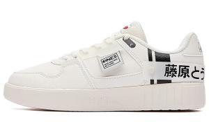 Кеды, скейтборд обувь женская низкая белый/черный 361°