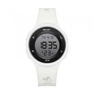 Disney Микки серия электронные часы с ремешком из ТПУ унисекс белый циферблат