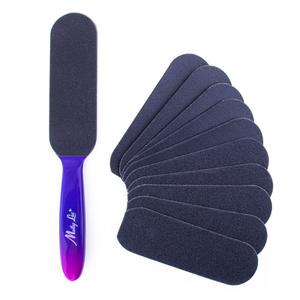 Профессиональная терка для педикюра с 10 сменными насадками, зернистость 100/180 MollyLac Molly Lac