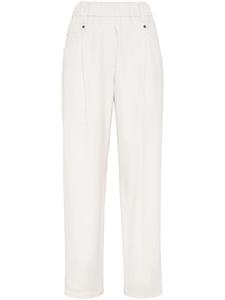 Brunello Cucinelli прямые брюки, нейтральный цвет