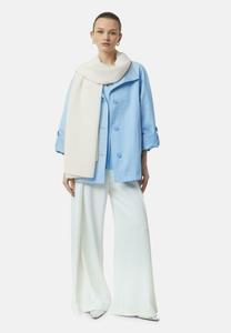 Шарф PLISSIERTER MIT GLITZER comma, белый