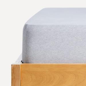 Простыня на подгонке из хлопка New Jersey El Corte Inglés, серый