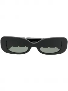 Солнцезащитные очки с кристаллами Linda Farrow, черный