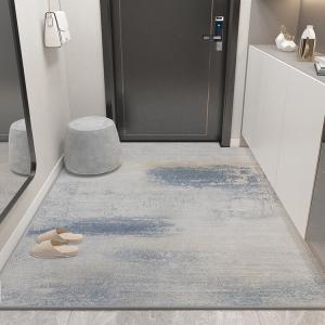 Budis Ковер 100х140 см для прихожей/ванной, абсорбирующий, с геометрическим дизайном Distant Mountain Chizun, нескользящий