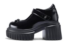 Iijin Туфли Мэри Джейн на массивном каблуке, женские, черные