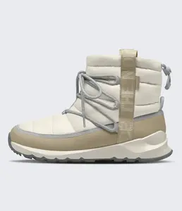 Женские водонепроницаемые ботинки THERMOBALL со шнуровкой The North Face, Natural Crème Pentagonal Patch