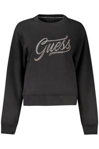 Толстовка женская Guess Jeans со стразами, черный