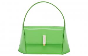 Ferragamo Кожаная сумка через плечо женская зеленая
