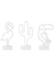 Beliani Набор из 3 декоративных светильников MABEL в разноцветном/синем/зеленом исполнении