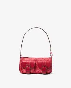 Сумка через плечо пакет Zoe с логотипами Michael Michael Kors, красный