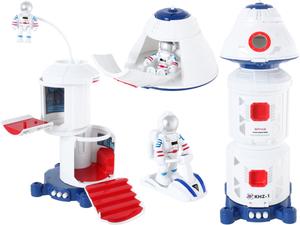 КОСМИЧЕСКАЯ РАКЕТА Базовый корабль Тарелка Слайдер Звуковой свет 2x АСТРОНАВТ Madej