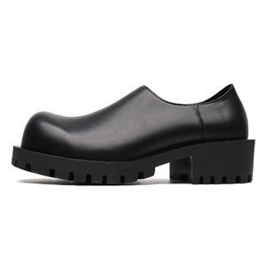 Повседневные туфли мужские черные LUOMAIKE