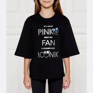 Футболка свободного кроя Pinko Up, черный