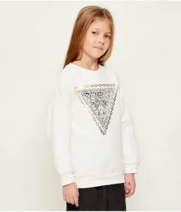 Толстовка loose fit Guess, экрю