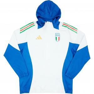 Adidas Куртка Italy для мужчин бело-синяя