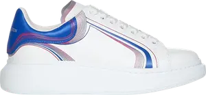 Кроссовки Alexander McQueen Oversized Sneaker 'Curve Tech - Blue Red', белый