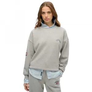 Толстовка Superdry Athletic Relaxed Fit, серый