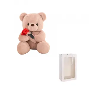 Beerus Милый плюшевый мишка Rose Bear, высота 25см/35см/45см