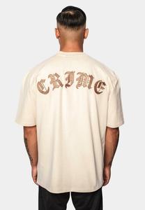 Футболка с принтом Crime Dropsize, цвет coconutmilk