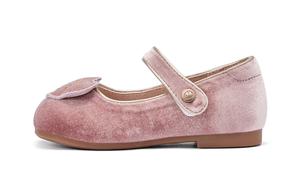 Скользостойкие, износостойкие, дышащие низкие детские кожаные туфли для детей от 3 до 7 лет DAVE&BELLA, розовый