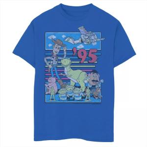 Футболка 95 «История игрушек» Disney/Pixar для мальчиков 8–20 лет с красочным рисунком и рисунком в стиле ретро Disney / Pixar