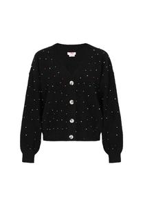 MYMO Вязаный кардиган в черном цвете