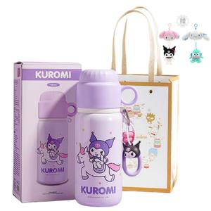 Термостакан Sanrio, Kuromi + Gift Bag + Random Pendant
