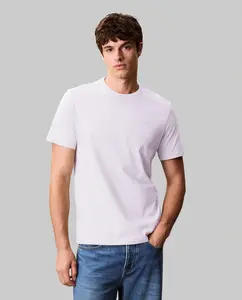 Футболка мужская с коротким рукавом и монограммой Calvin Klein Jeans, белый