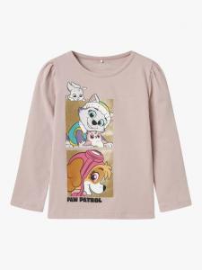 Детская футболка с длинным рукавом Paw Patrol из хлопка NAME IT, Burnished Lilac