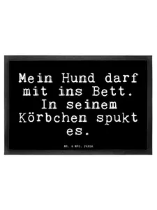 Коврик для ног Mr. & Mrs. Panda, черный