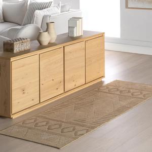 nuLOOM, 82 x 244 см, Ковер для гостиной, спальни и столовой, машинная стирка, устойчивость к пятнам, низкопрофильный, Olive Sand