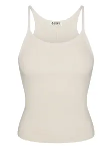 Топ в рубчик Eterne, белый