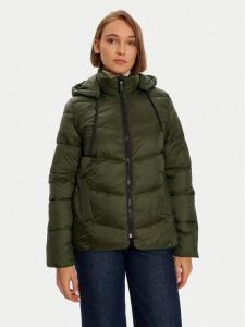 Пуховик стандартного кроя Kaffe, зеленый