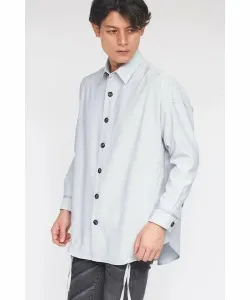 Tornado mart рубашка на подкладке с силуэтом и завязками, цвет Light Gray