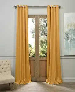 Затемняющая штора для комнаты с люверсами Half Price Drapes, marigold
