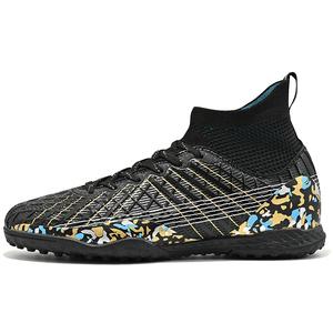 Футбольные бутсы FG Firm Ground с искусственным покрытием, износостойкие, ударопрочные, унисекс BIANSULONG, Black Turf