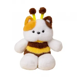 Мягкая игрушка кот-овечка Miao три цвета высота 45см Click, Bee Running Three Flowers Cat