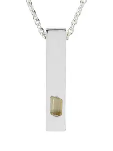 Серебряное ожерелье-амулет с кубическим скаполитом Parts Of Four