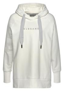 Свитер ELBSAND Kapuzensweatshirt, белый