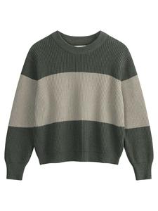 Свитер MELA Adah, светло-зеленый/темно-зеленый