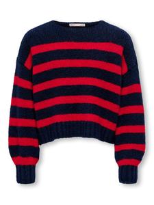 Свитер ONLY GIRLS KOGLaya, Night Blue/Red