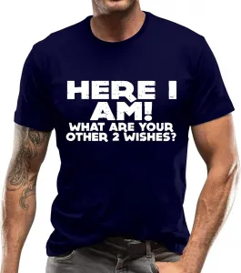 Футболка летняя мужская с коротким рукавом и принтом