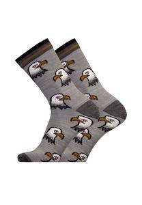 Носки EAGLE, 2 шт., бесшовный дизайн UphillSport, серый