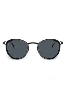 Солнцезащитные очки в круглой оправе Giorgio Armani, серый