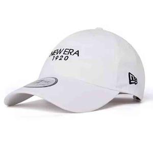 New Era Хлопковая бейсболка унисекс белая, White
