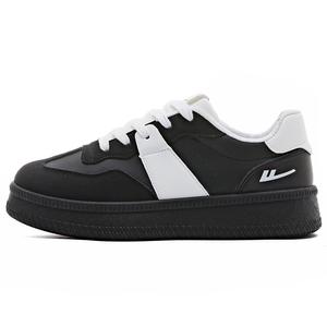 Кроссовки WARRIOR Skateboarding Shoes Women's Low-top Black/White, черный/белый