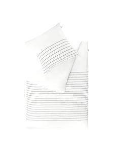 Усиленное постельное белье SIMPLE белого цвета Musterring, 155x220 см (40x80 см)